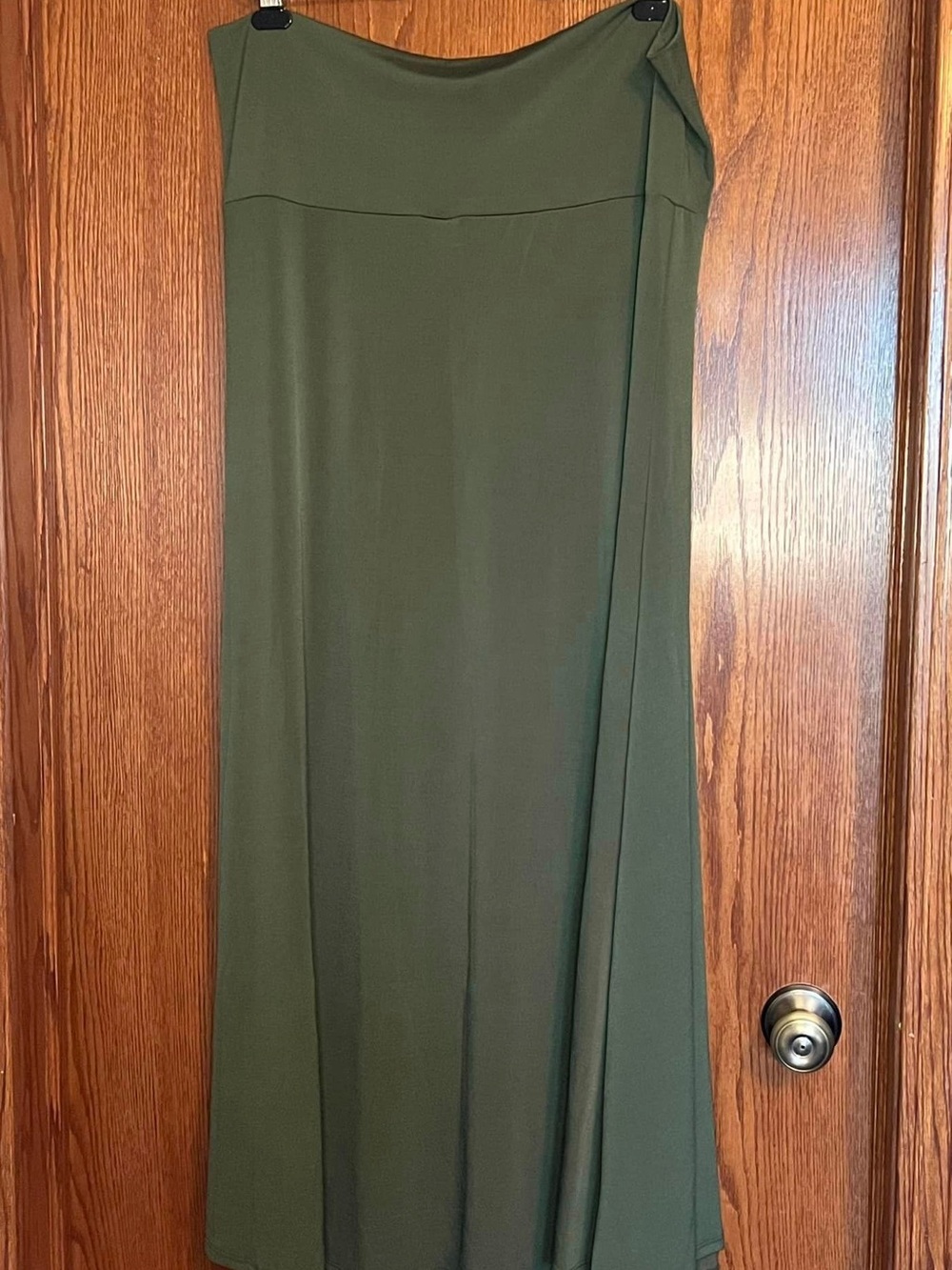LuLaRoe Olive Green Maxi Skirt